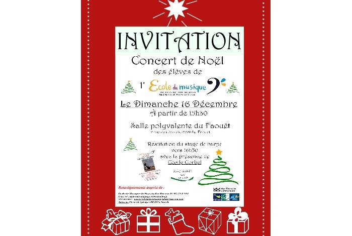 Ecole de Musique – Concert de Noël