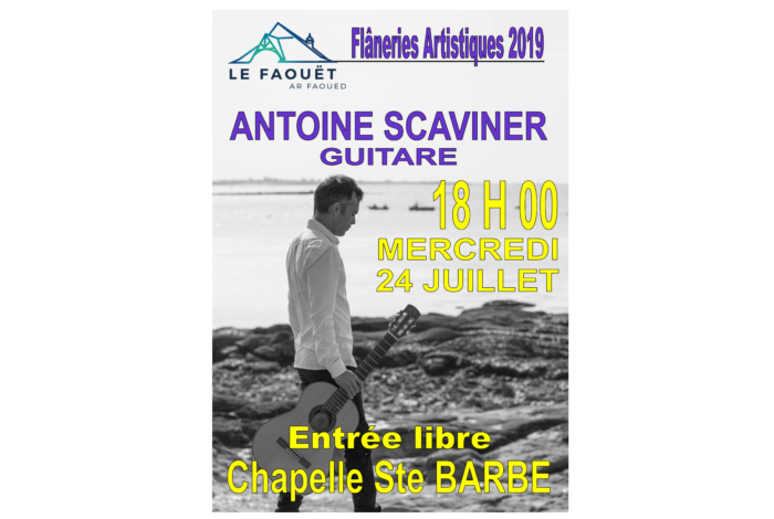 Flâneries Artistiques du Faouët – Guitare avec Antoine Scaviner