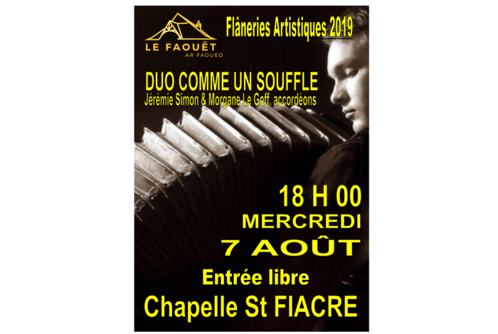 Flâneries Artistiques du Faouët – Accordéon Jérémy Simon et Morgane Le Goff