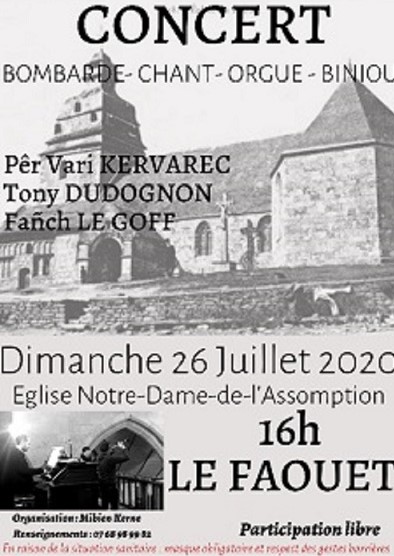 Concert Bombarde-chant-orgue-biniou