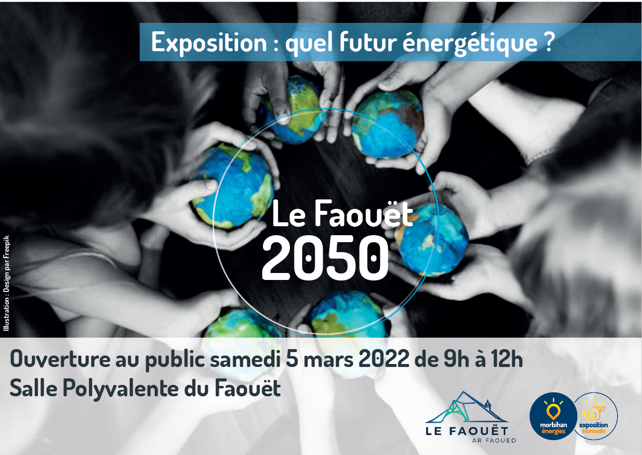 Venez découvrir l’Exposition 2050 au Faouët ! (prêtée par Morbihan Energies)
