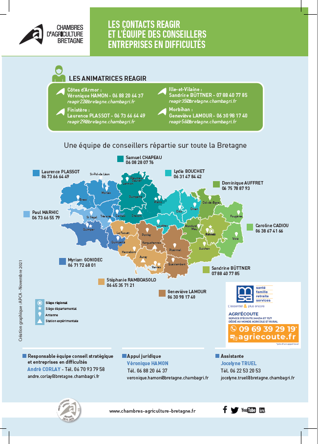 LES CHAMBRES D’AGRICULTURE AU PLUS PRÈS DES AGRICULTEURS ET DES EXPLOITATIONS FRAGILISÉS