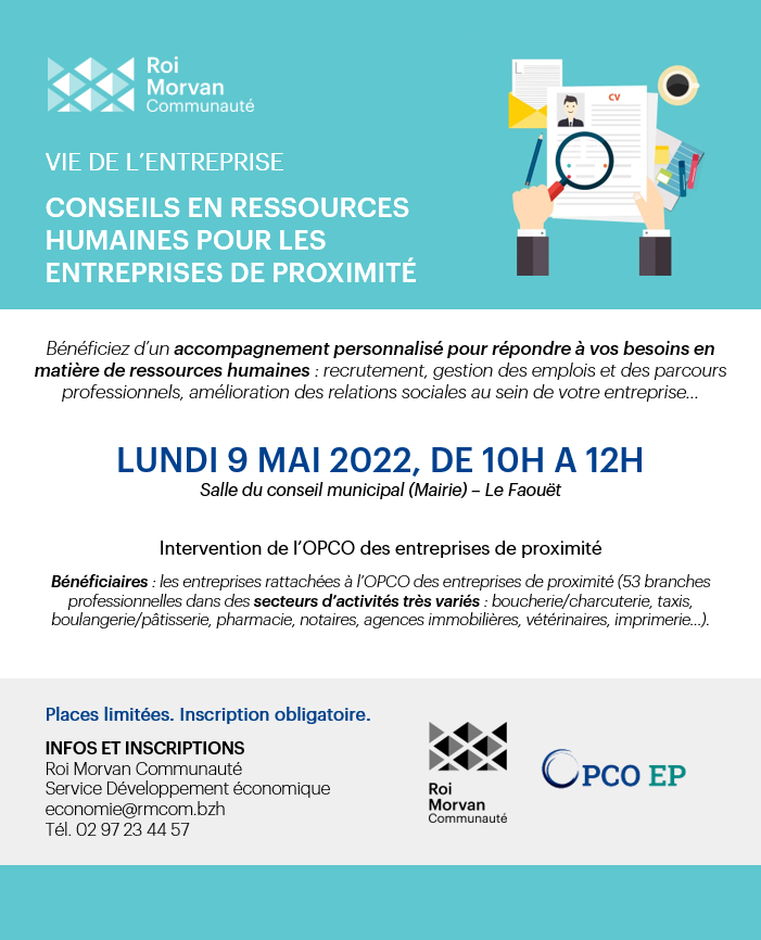 Atelier entreprises au Faouët : Conseil en recrutement pour les entreprises de proximité
