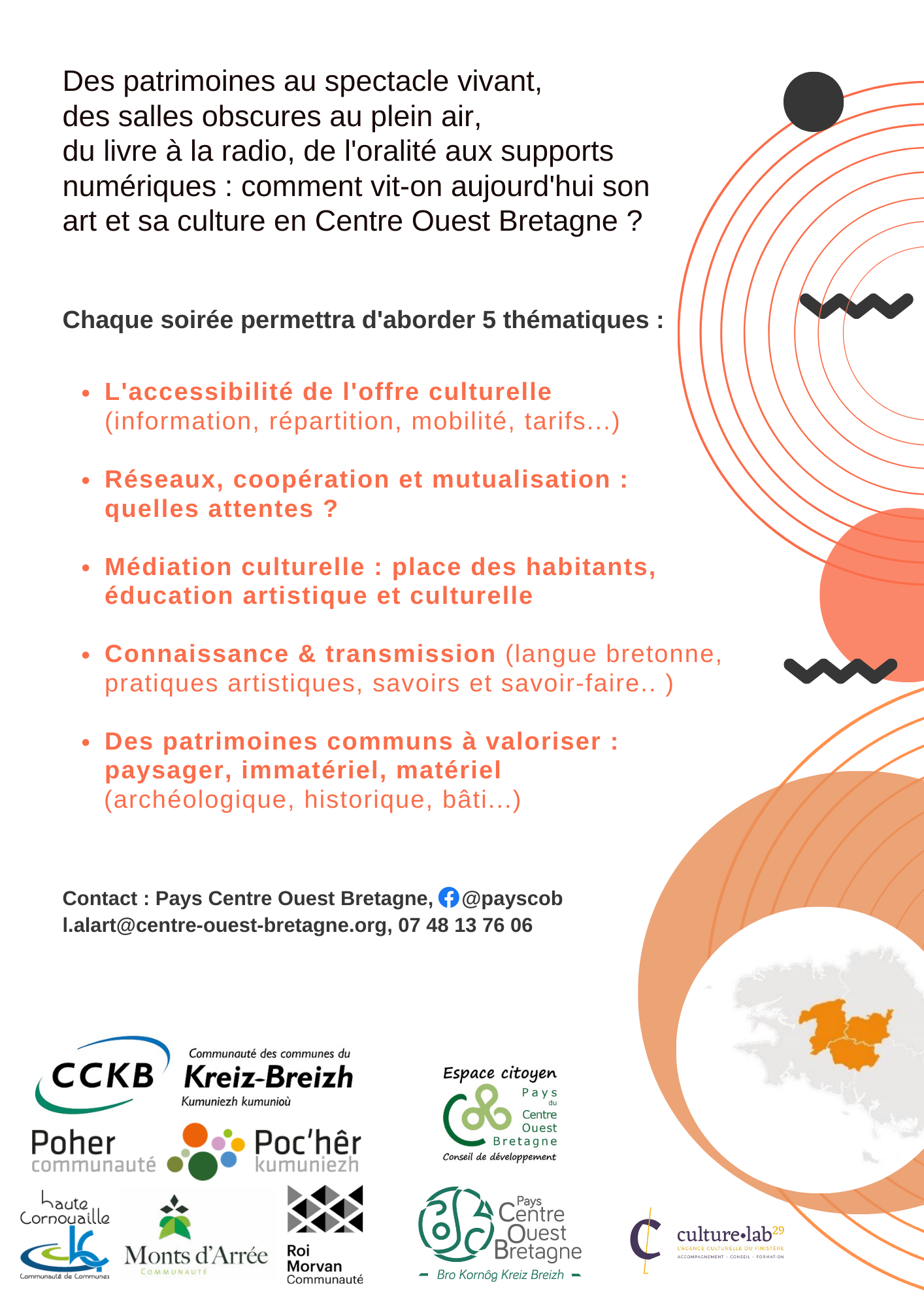 « Parlons culture ! » en Centre Ouest Bretagne