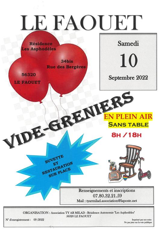 Vide-grenier de l’association Ty Ar Milad