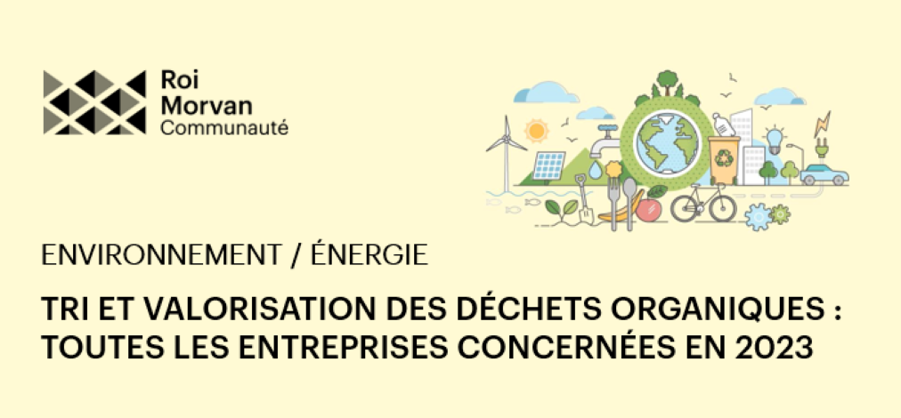 Tri et valorisation des déchets organiques : toutes les entreprises concernées en 2023