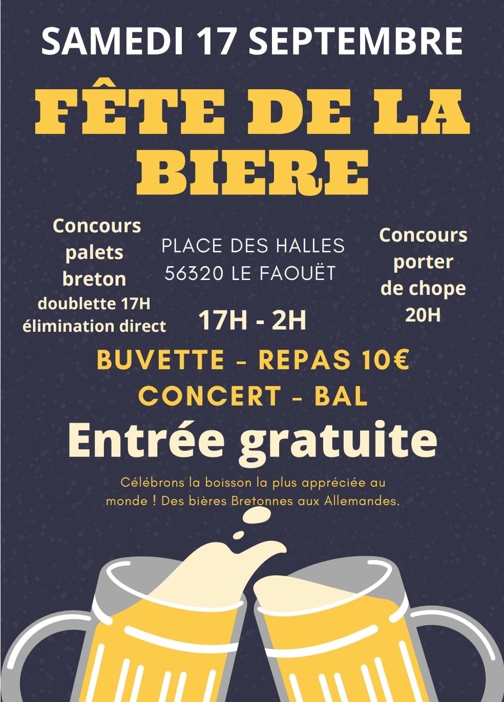 Fête de la bière - Mairie Le Faouët