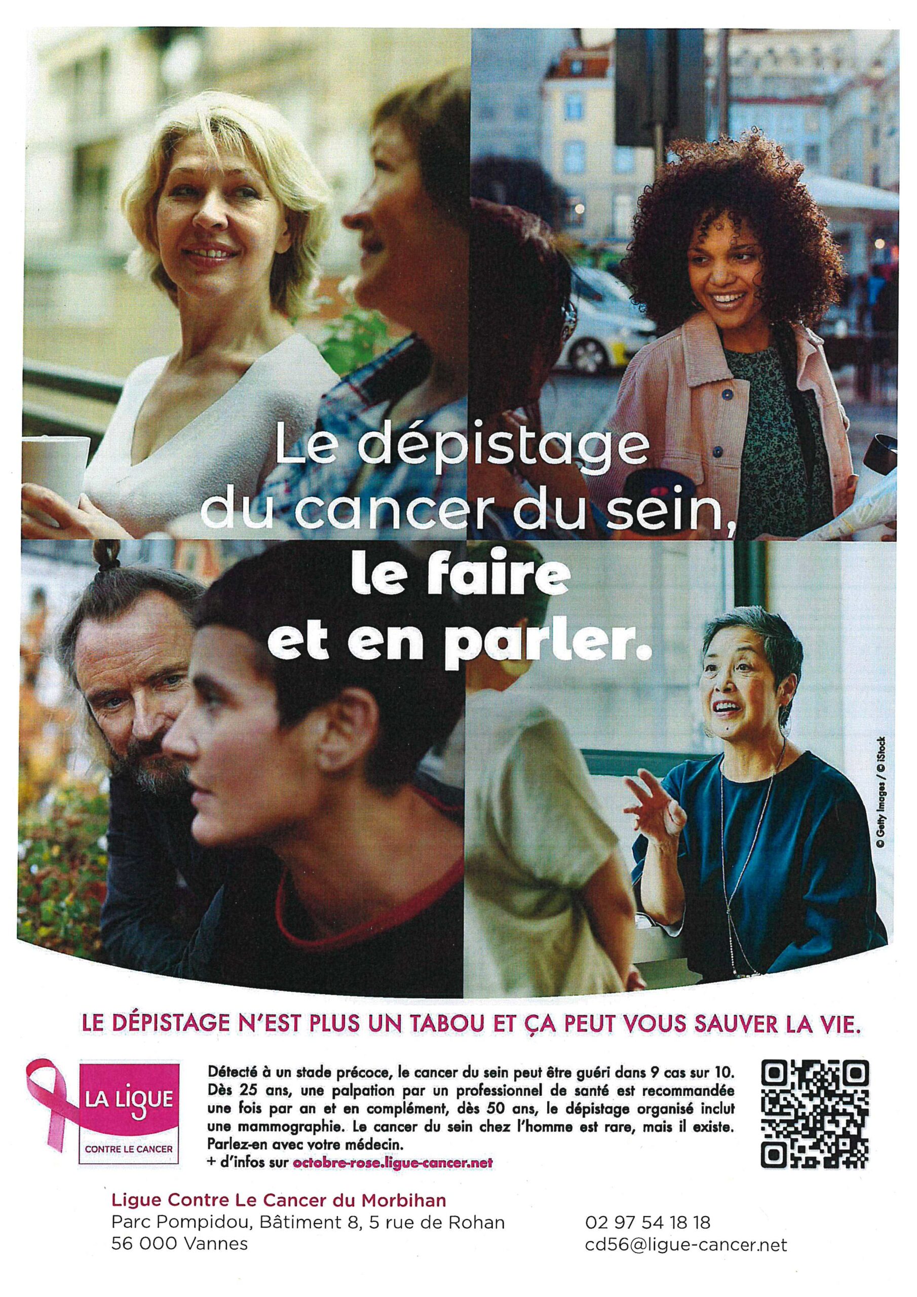 Le dépistage du cancer du sein, le faire et en parler.