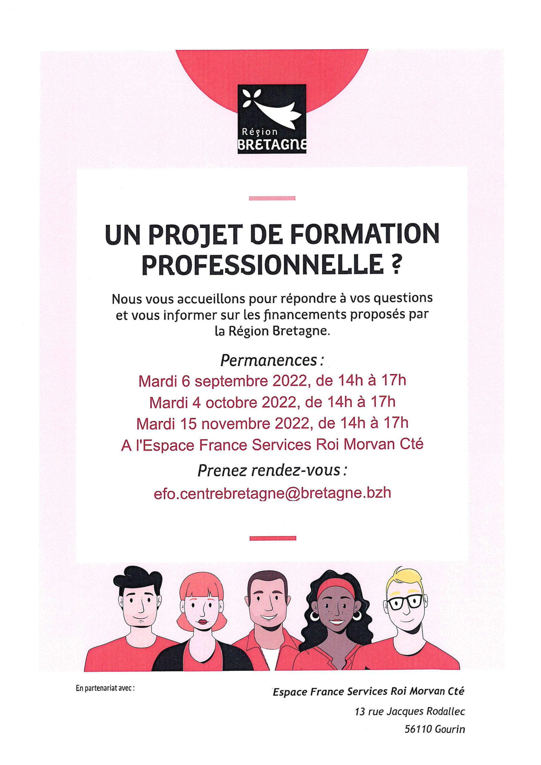 Un projet de formation professionnelle - Mairie Le Faouët