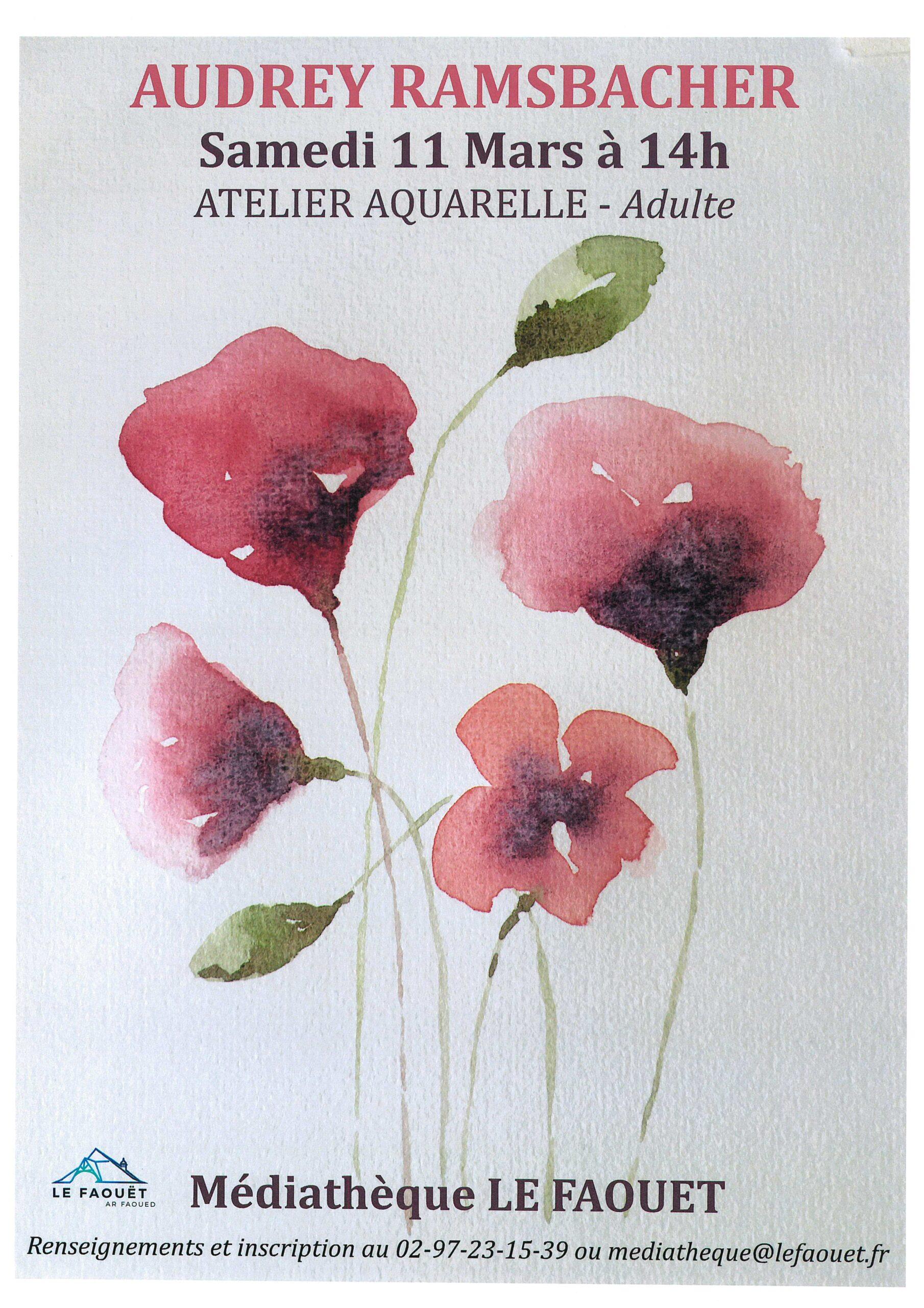 Atelier aquarelle avec Audrey Ramsbacher