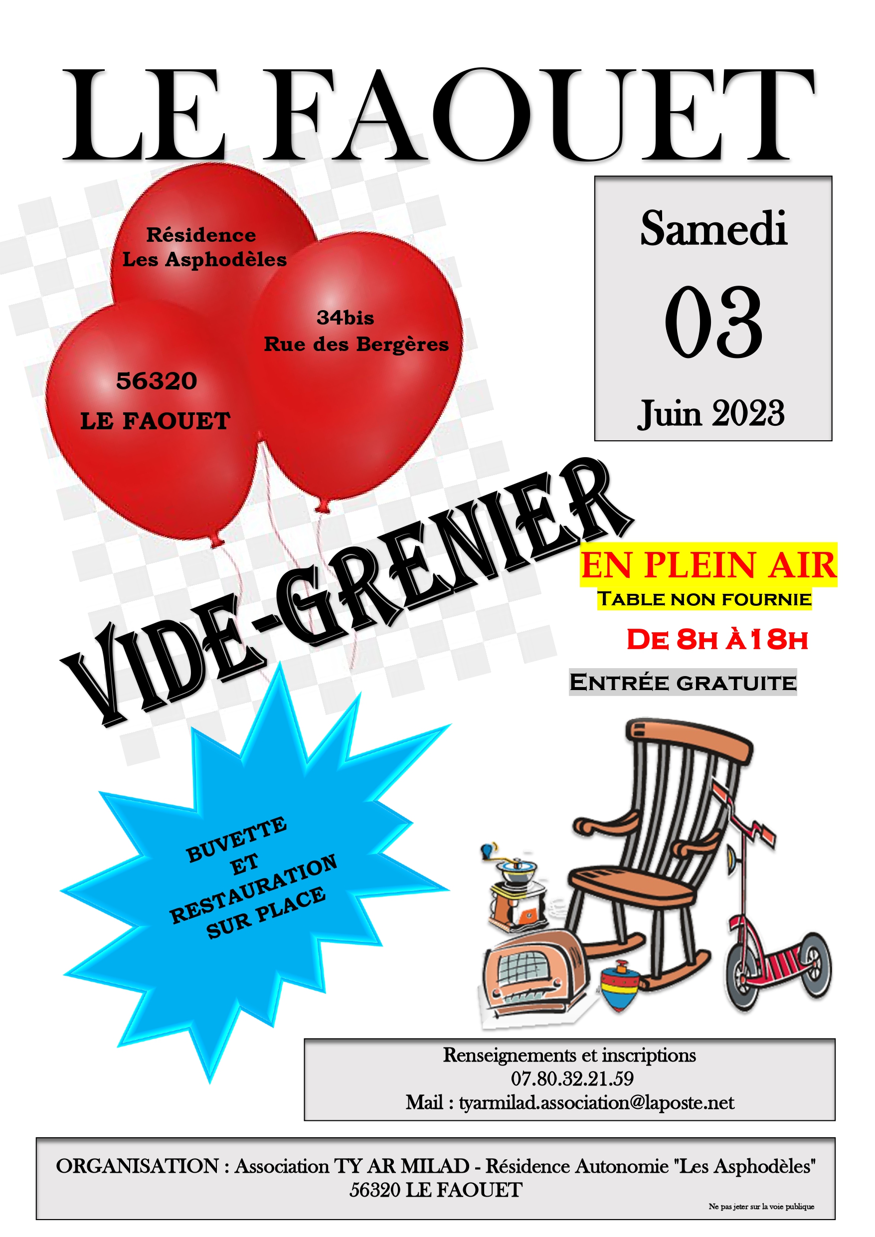 Vide-grenier – Association Ty ar Milad