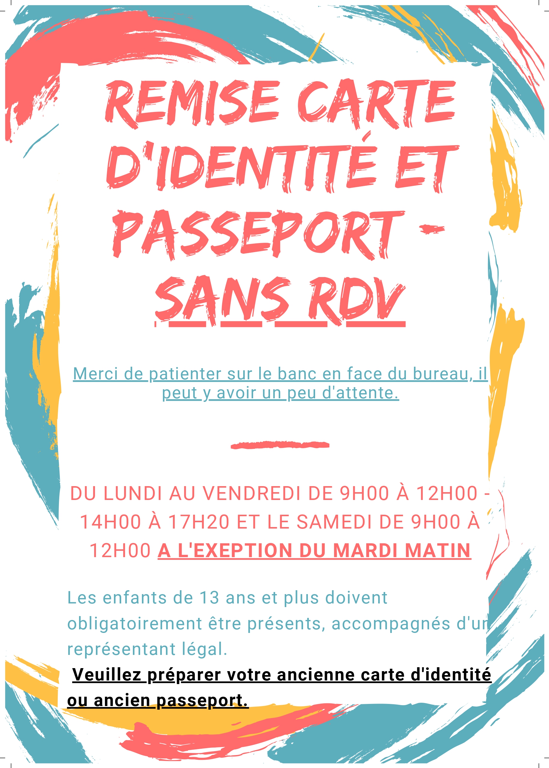 Remise sans RDV CNI/PASSEPORT