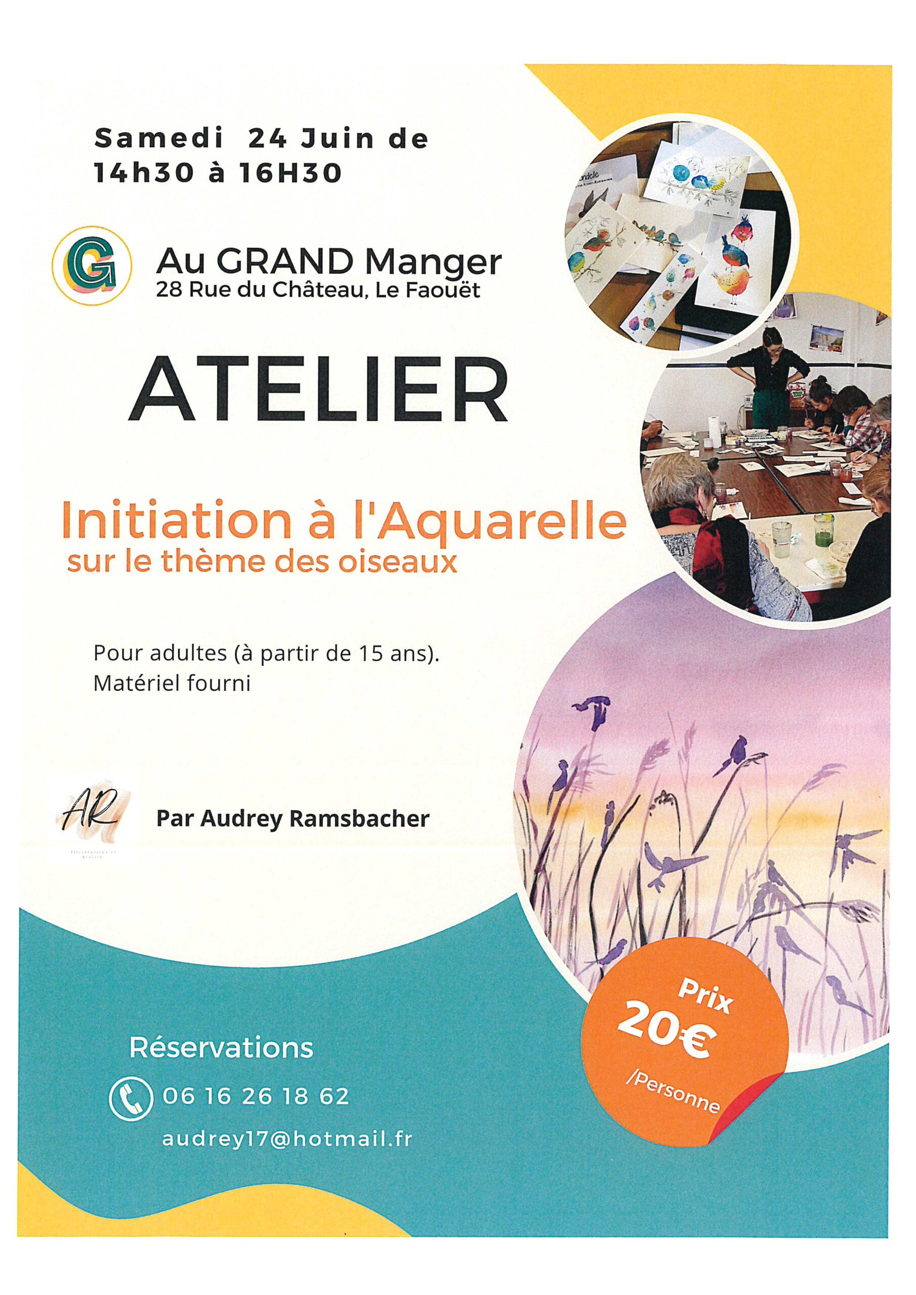 Initiation à l’aquarelle