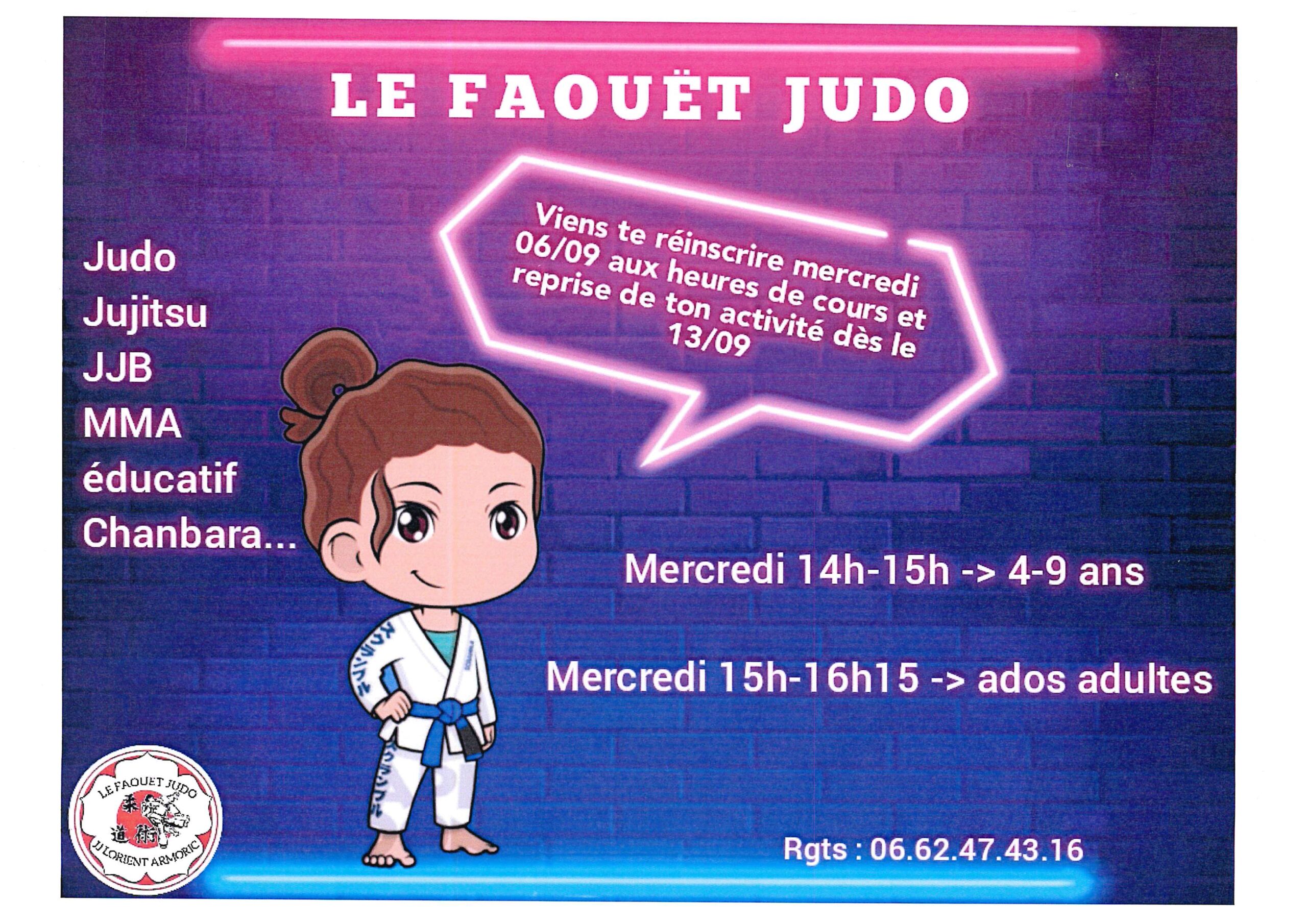 INSCRIPTION JUDO