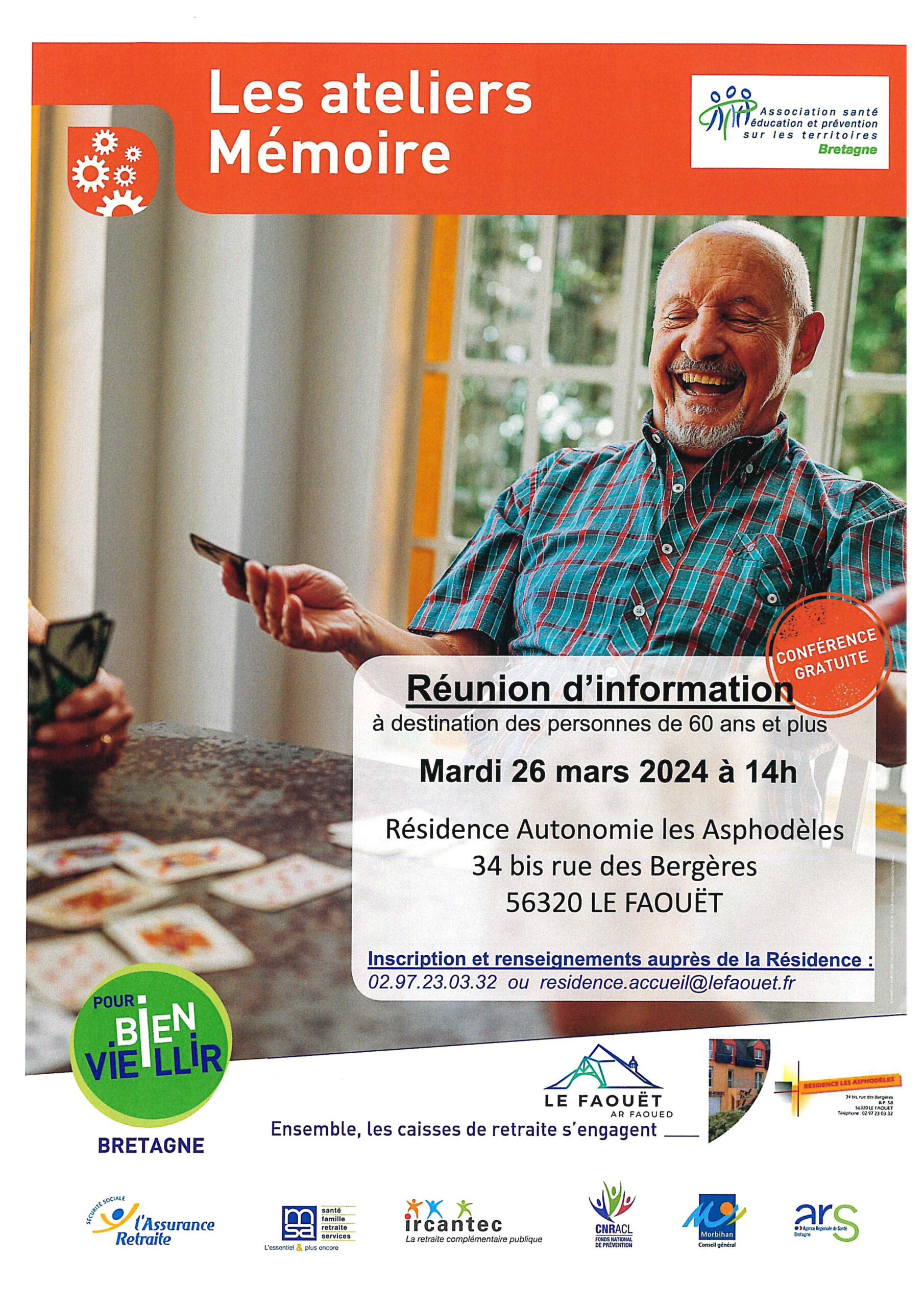 REUNION D’INFORMATION – LES ATELIERS MEMOIRES
