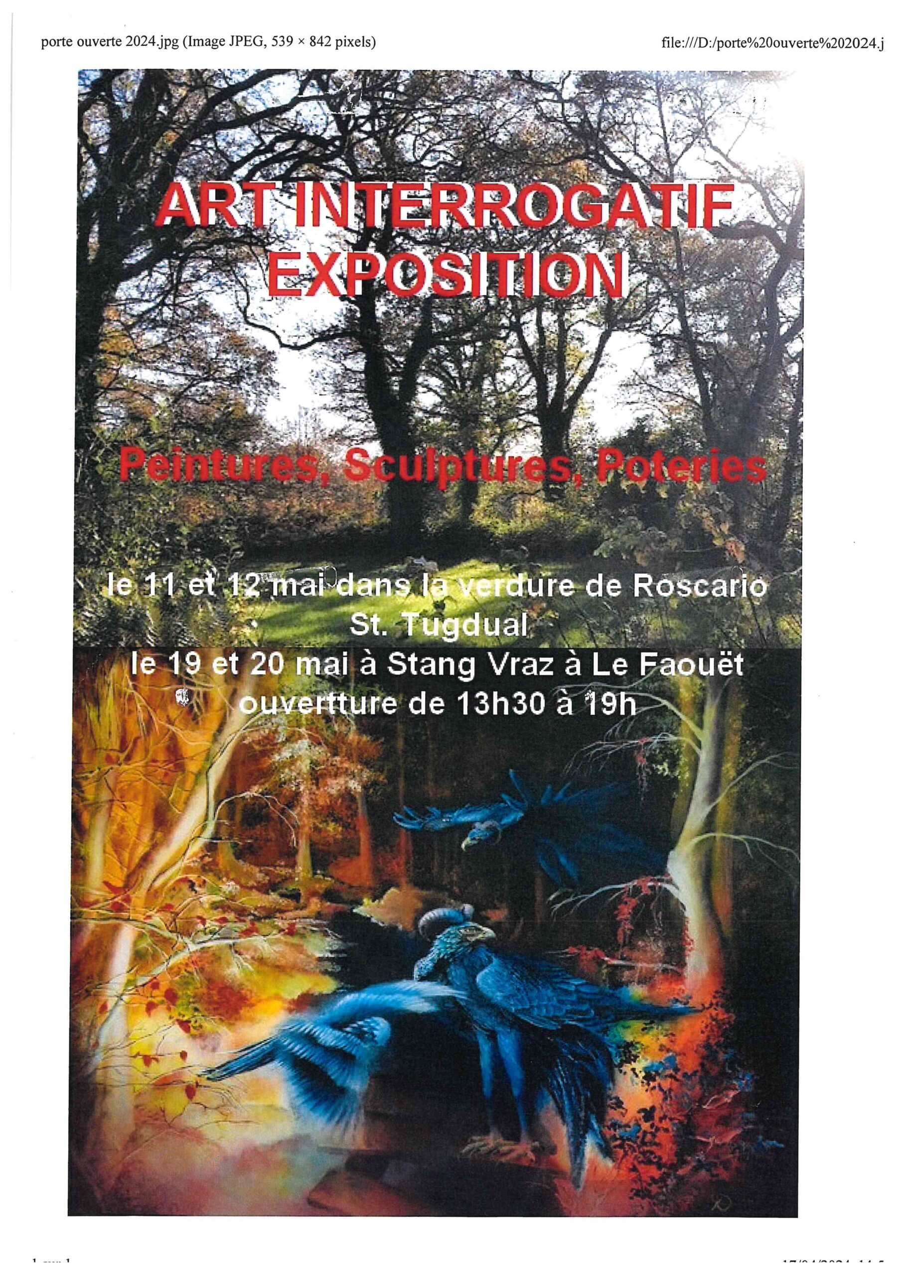 ART INTERROGATIF EXPOSITION