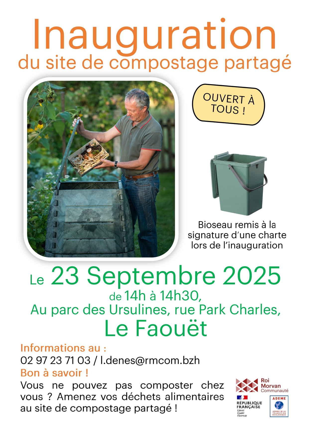 IGNAUGURATION DU SITE DE COMPOSTAGE PARTAGE