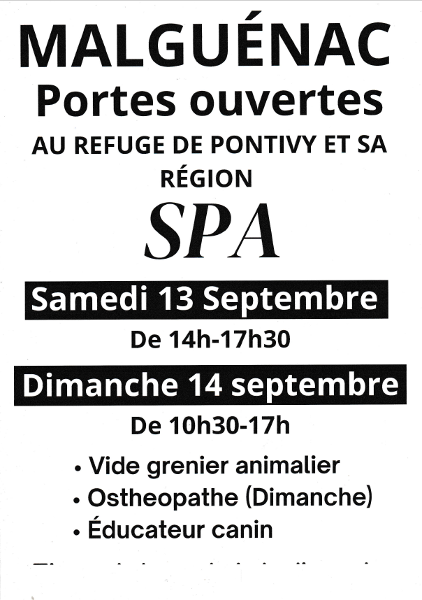PORTES OUVERTES SPA PONTIVY