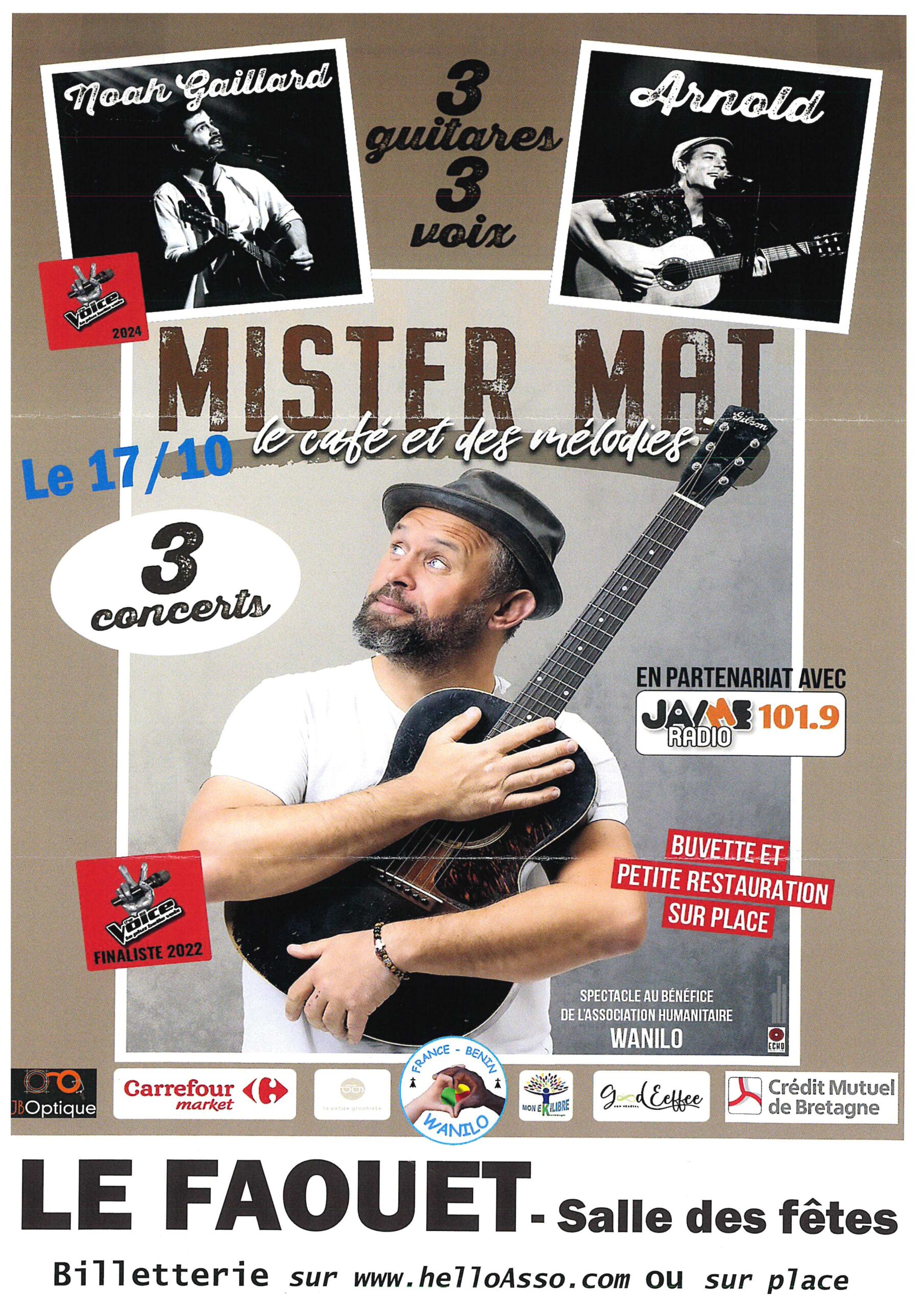 MISTER MAT – 3 GUITARES 3 VOIX