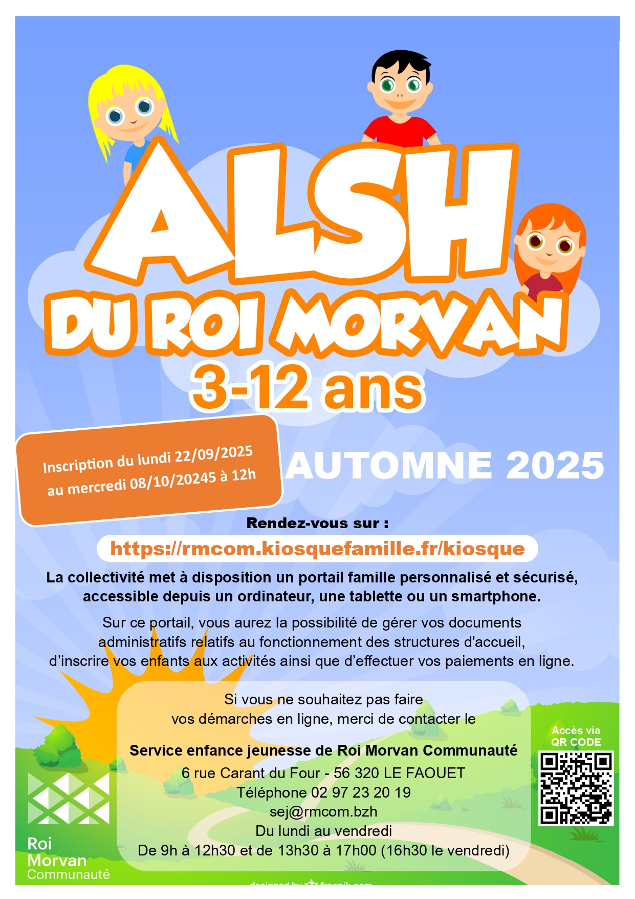 ALSH DU ROI MORVAN – CENTRE DE LOISIRS – AUTOMNE 2025
