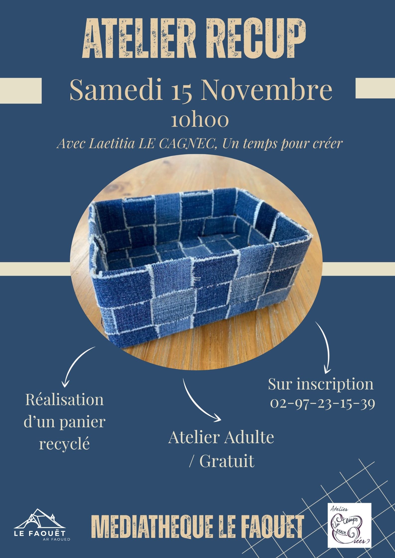 ATELIER ADULTE RECUP A LA MEDIATHEQUE !