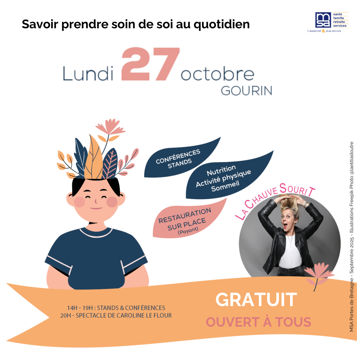 « Apprendre à prendre soin de soi au quotidien » – Evènement gratuit et ouvert à tous
