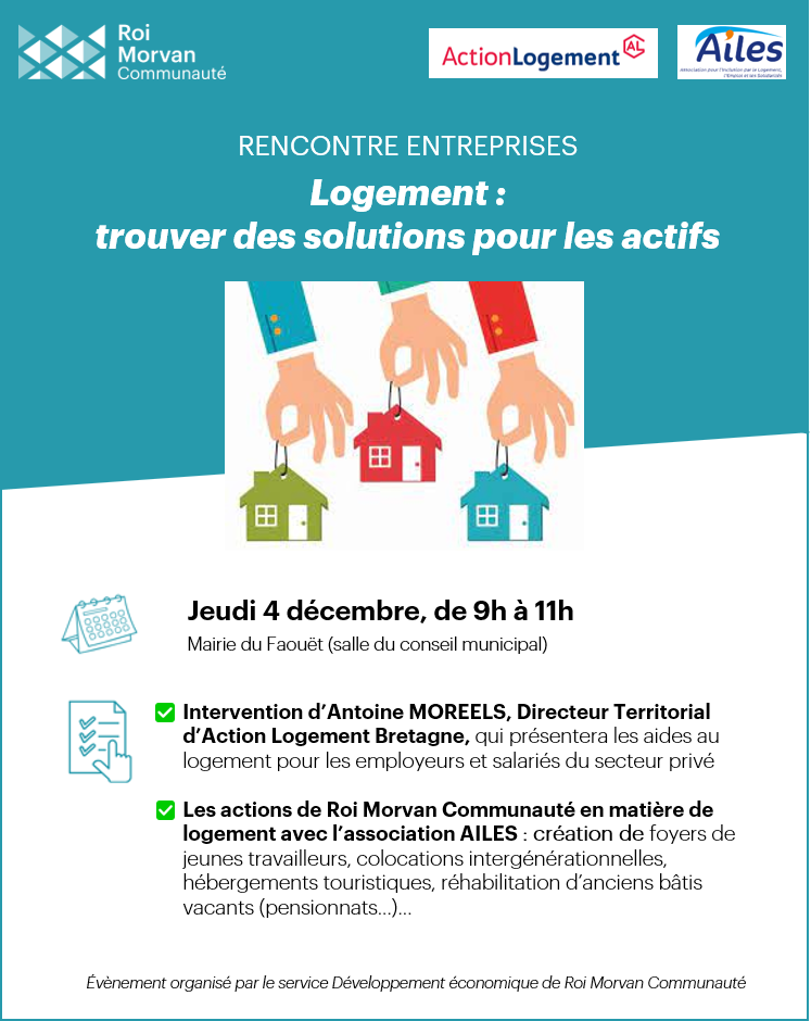 Rencontre entreprises : Logement, trouver une solution !