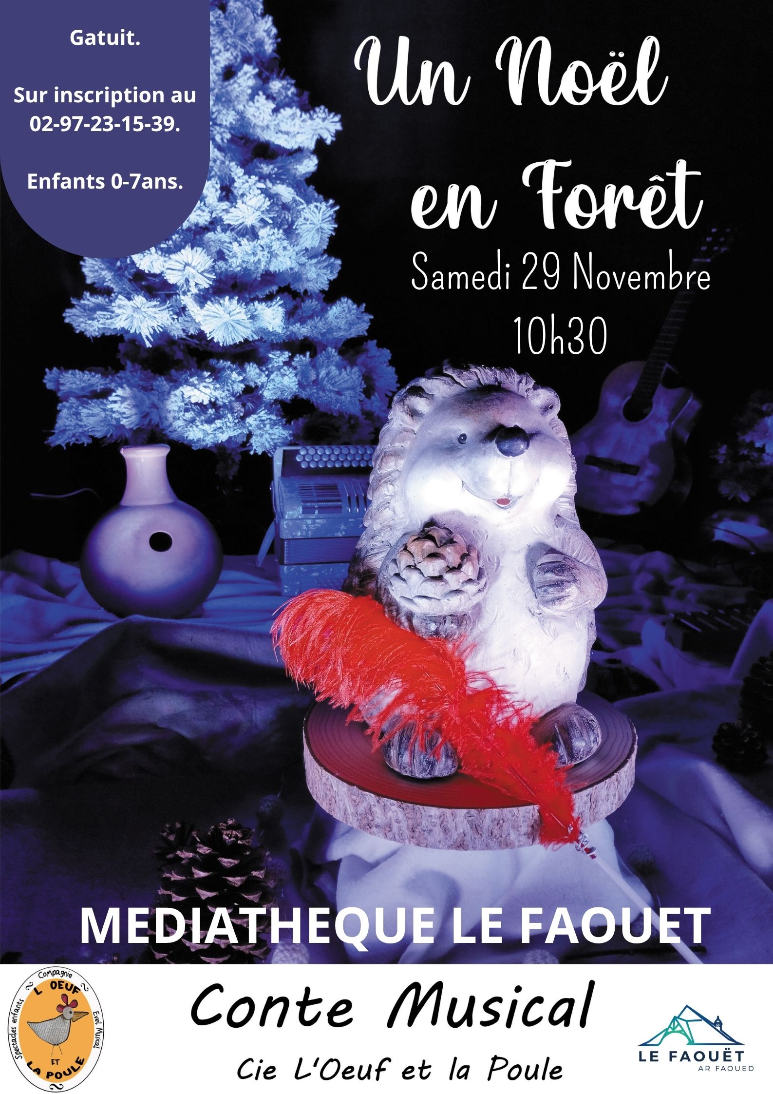 Spectacle de Noël à la médiathèque !
