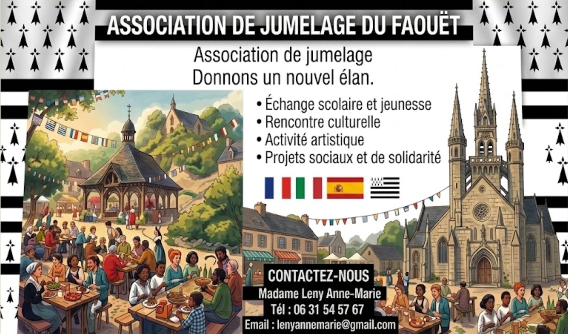 ! L&rsquo;association de jumelage du Faouët souhaite se donner un nouvel élan !